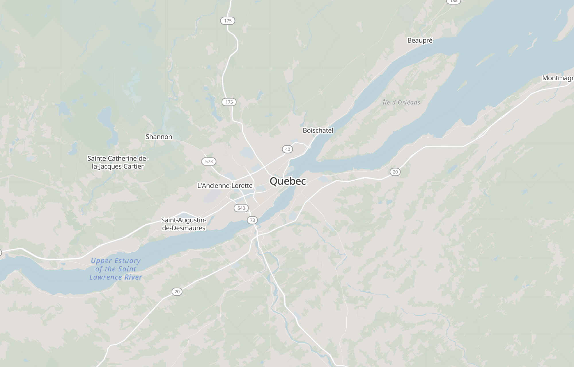 Quebec City deal density map