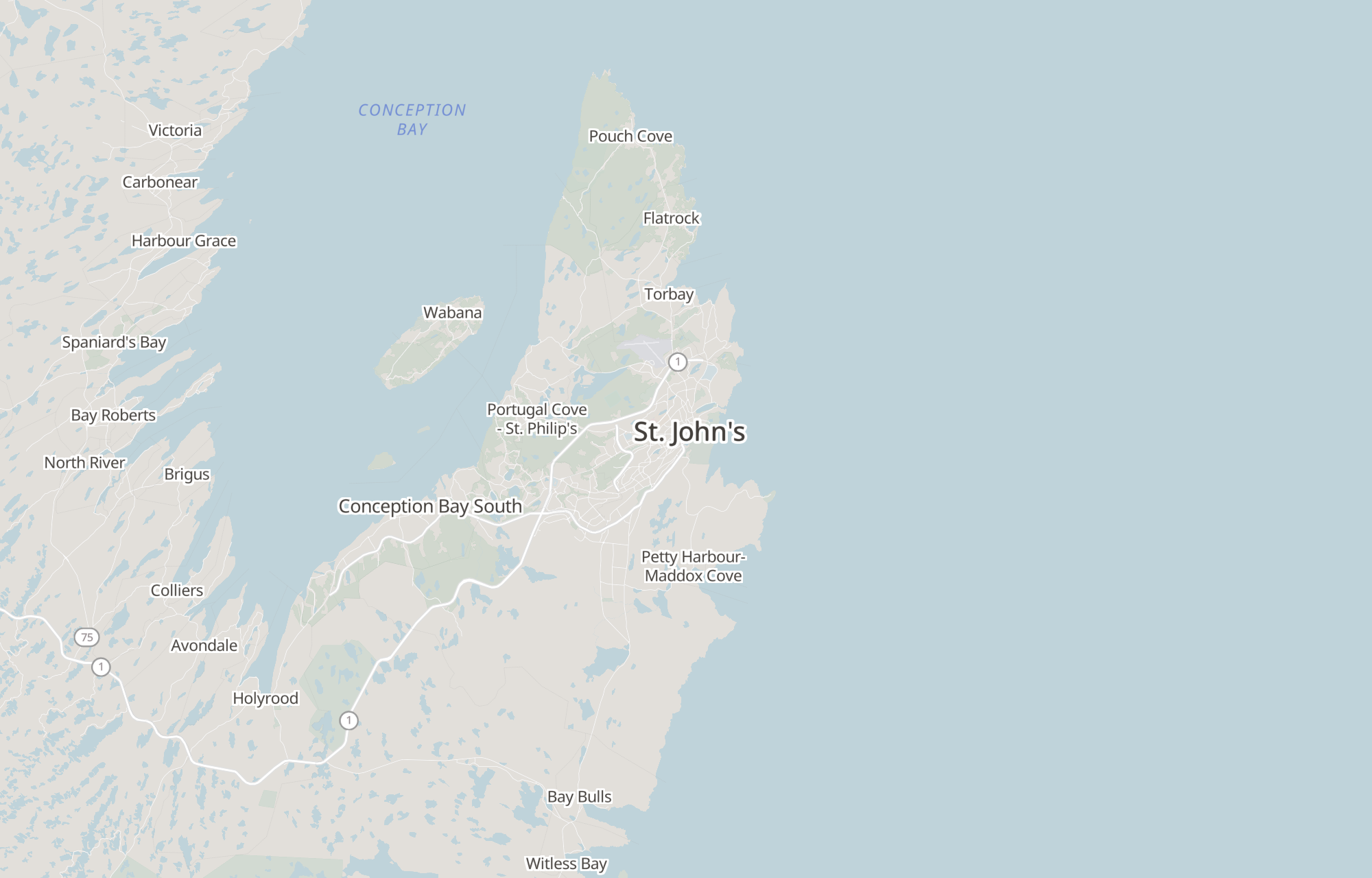 St. John's deal density map